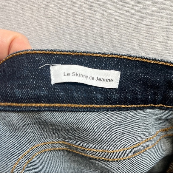 Frame Le Skinny de Jeanne Denim Jeans Sz 30 - Picture 7 of 13
